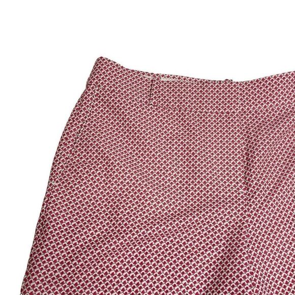 Fairway & Greene pink and white print Bermuda golf shorts size 10 - Picture 9 of 15